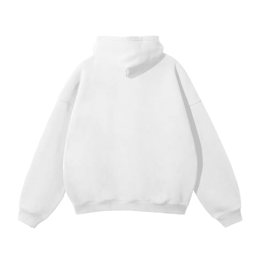 Oversized Hoodie White Basic