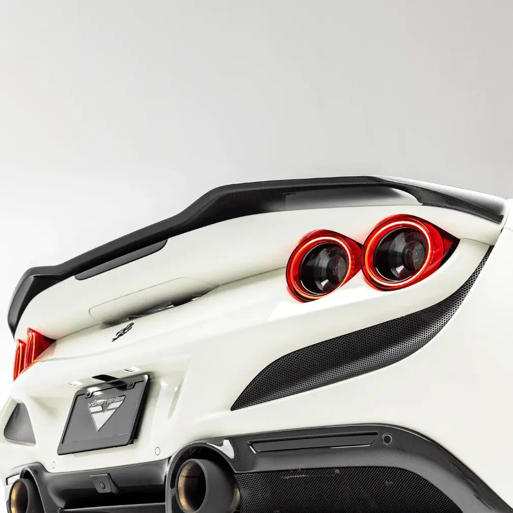 FERRARI F8 FURIOSO CARBON FIBER DECKLID SPOILER