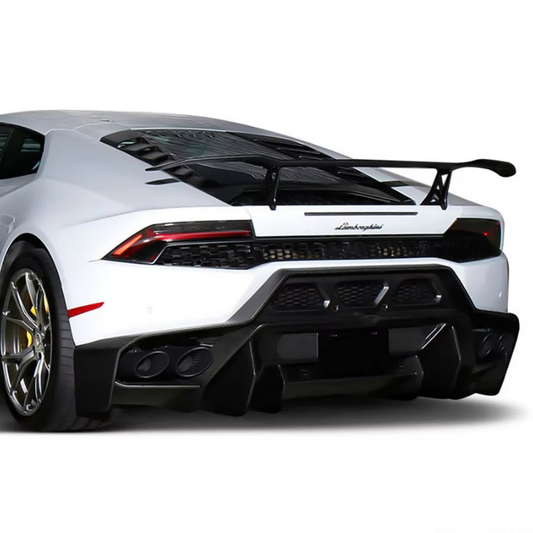 Vorsteiner Aero Rear Bumper W/ Rear Diffuser Carbon Fiber PP 2x2 Glossy