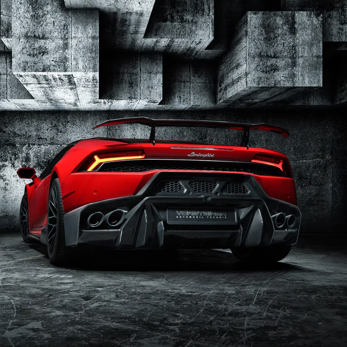 LAMBORGHINI HURACAN NOVARA EDIZIONE AERO REAR BUMPER W/ REAR DIFFUSER