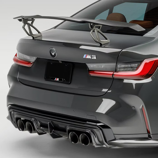 BMW G8X M3 | M4 CARBON FIBER AERO WING BLADE WITH ALUMINUM UPRIGHTS