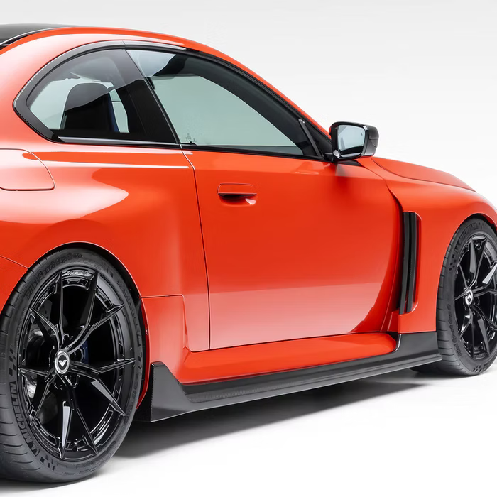 BMW G8X M2 VRS AERO VENTED FENDERS WITH SIDE SKIRTS CARBON FIBER PP 2X2 GLOSSY