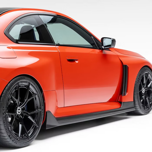 BMW G8X M2 VRS AERO VENTED FENDERS WITH SIDE SKIRTS CARBON FIBER PP 2X2 GLOSSY