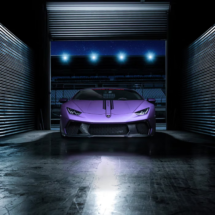 LAMBORGHINI HURACAN NOVARA EDIZIONE AERO FRONT BUMPER W/ FRONT SPOILER