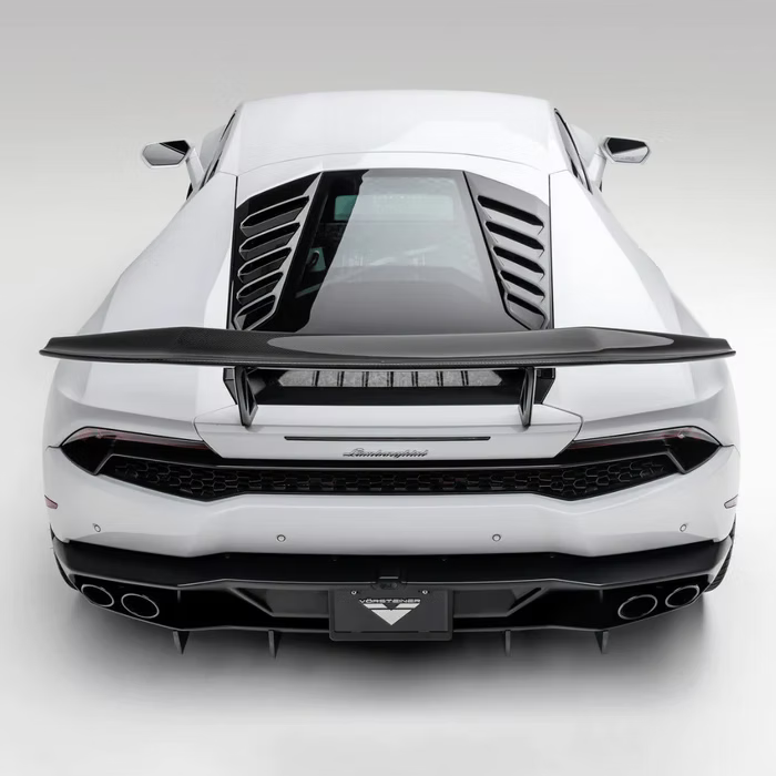 LAMBORGHINI HURACAN MONDIALE EDIZIONE AERO WING BLADE W/ ALUMINUM UPRIGHTS
