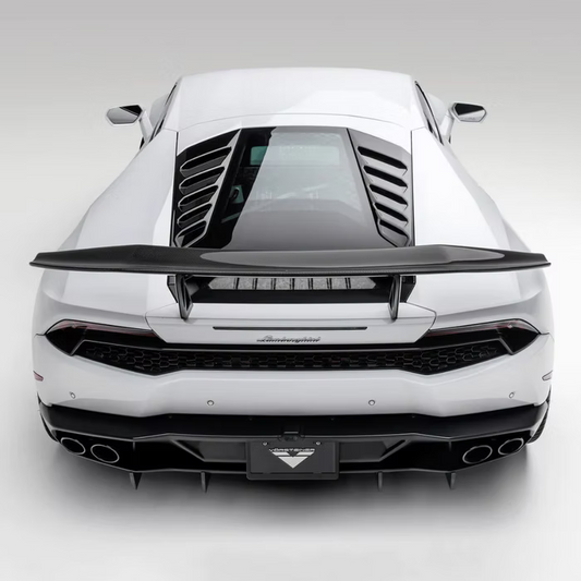 LAMBORGHINI HURACAN MONDIALE EDIZIONE AERO WING BLADE W/ ALUMINUM UPRIGHTS