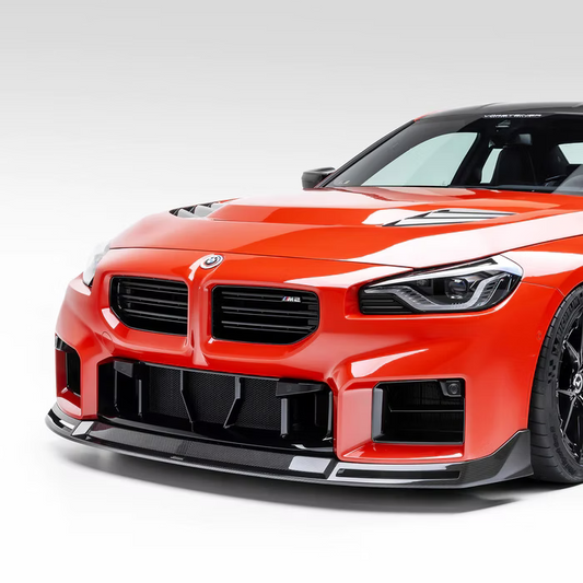 BMW G8X M2 VRS AERO FRONT SPOILER CARBON FIBER PP 2X2 GLOSSY