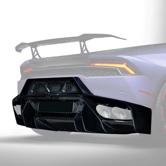 LAMBORGHINI HURACAN NOVARA EDIZIONE AERO REAR BUMPER W/ REAR DIFFUSER