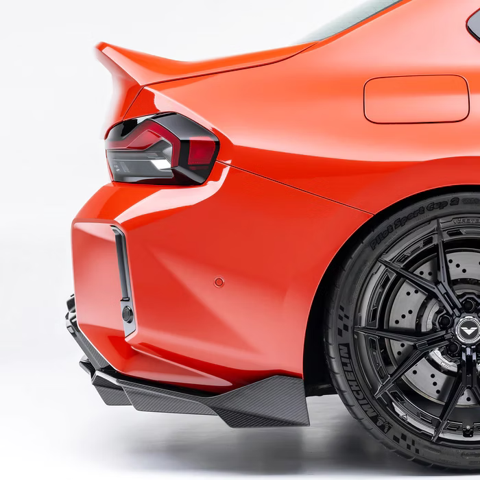 BMW G8X M2 VRS AERO DIFFUSER WITH UNDER FLOOR CARBON FIBER PP 2X2 GLOSSY