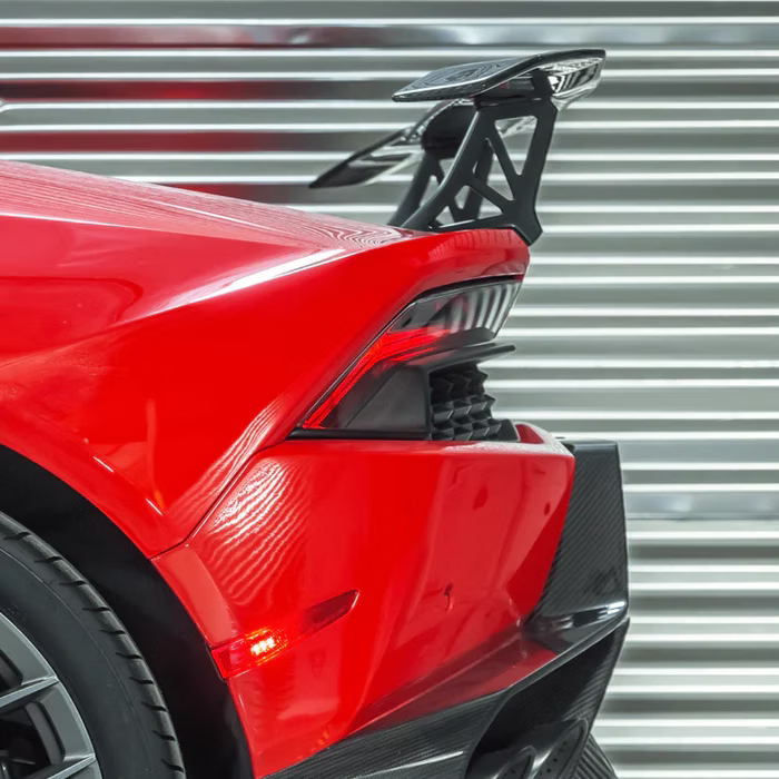 LAMBORGHINI HURACAN NOVARA EDIZIONE AERO WING BLADE W/ ALUMINUM UPRIGHTS