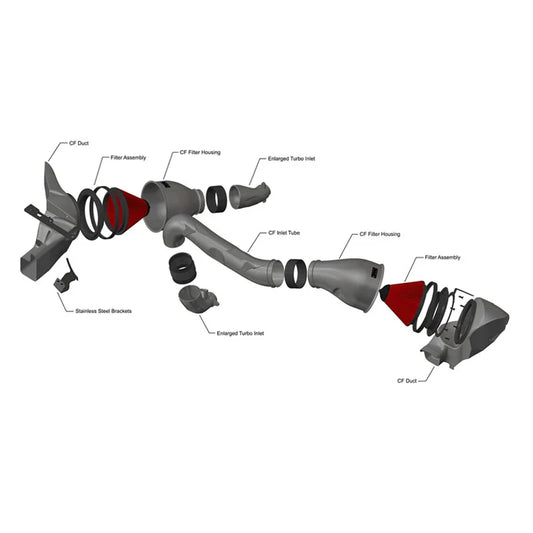Eventuri Carbon Fiber Intake System for BMW G8X M2 / M3 / M4 - V2 2021-2025