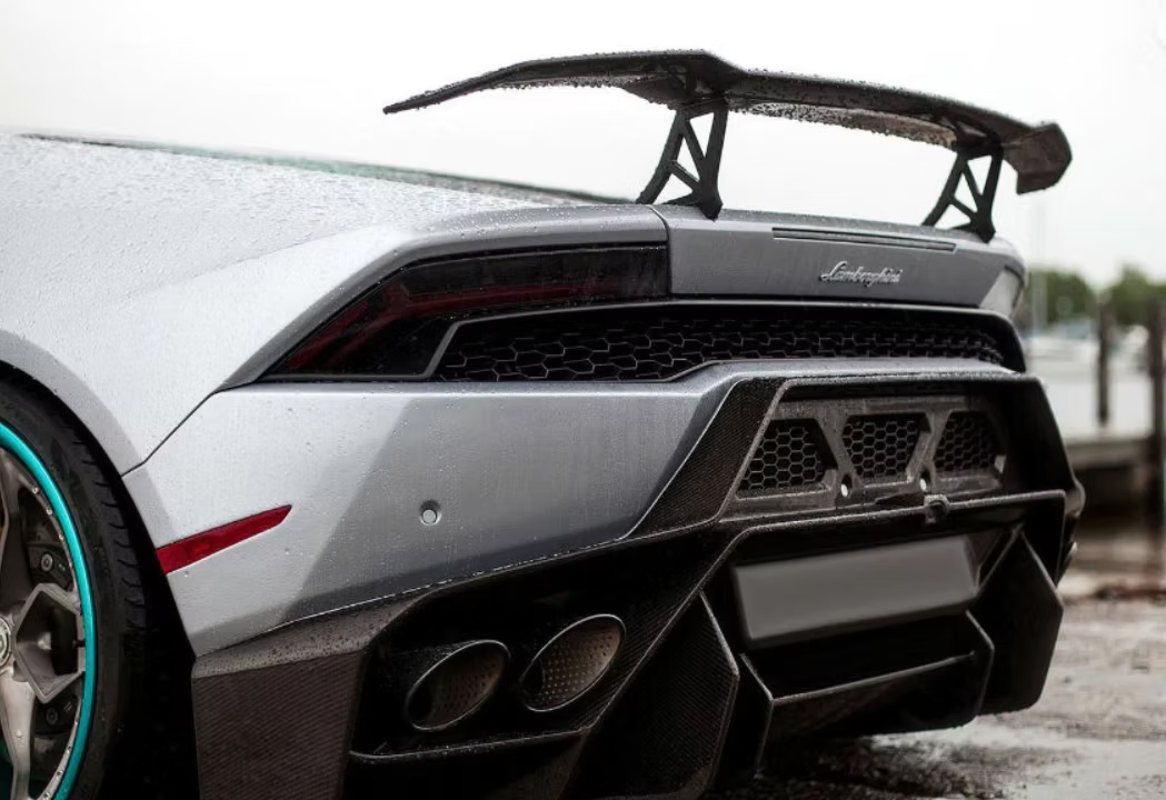 VORSTEINER LAMBORGHINI HURACAN AERO WING BLADE W/ ALUMINUM UPRIGHTS