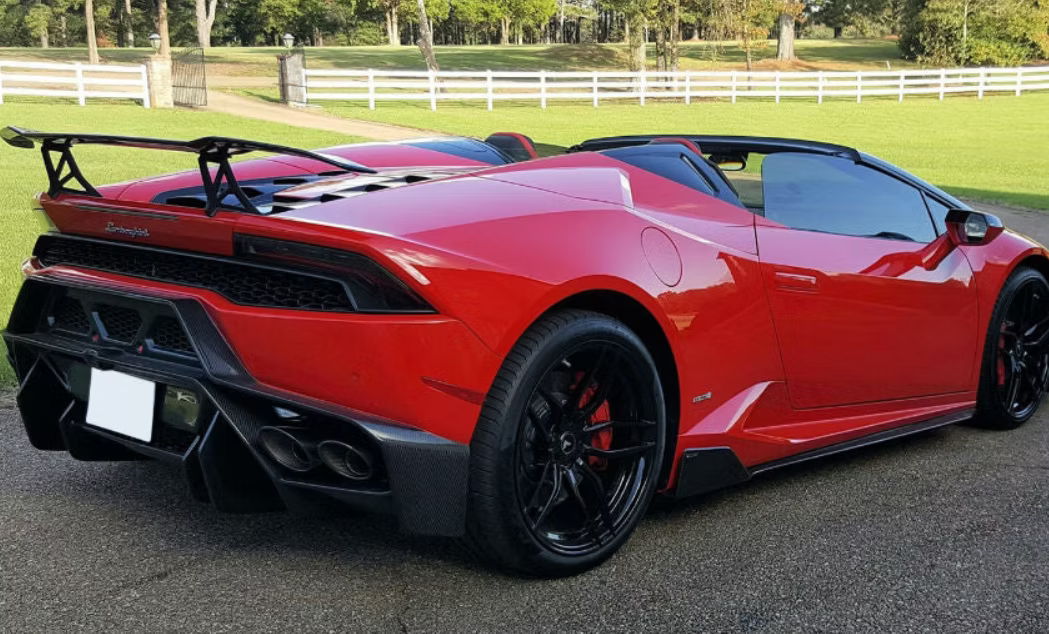 Vorsteiner Aero Side Blades Carbon Fiber PP 2x2 Glossy LAMBORGHINI HURACAN
