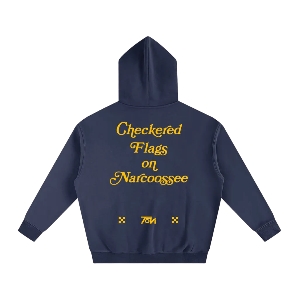 LNR Checkered Flags on Narcoossee Hoodie - Navy