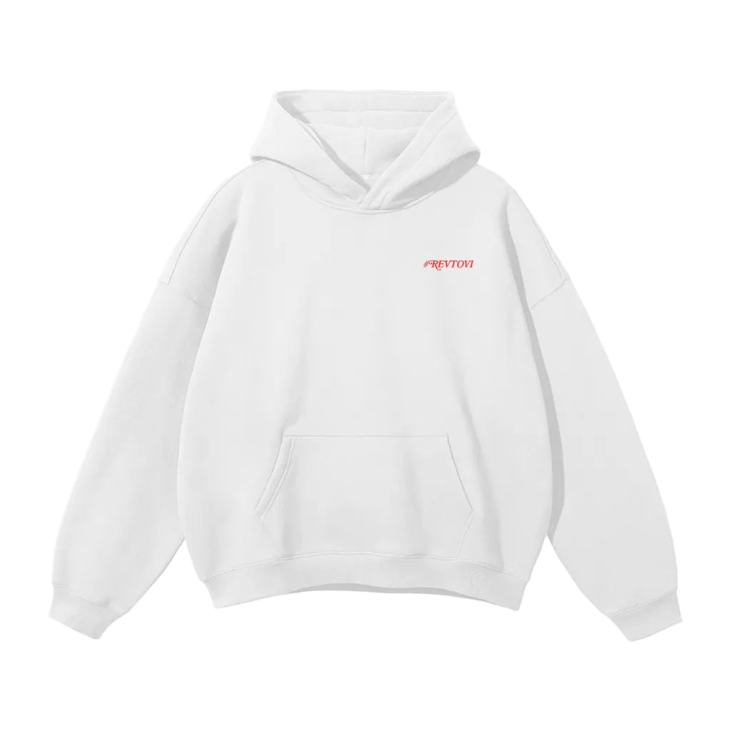 Louder Than The Mouse Fireworks Hoodie - White