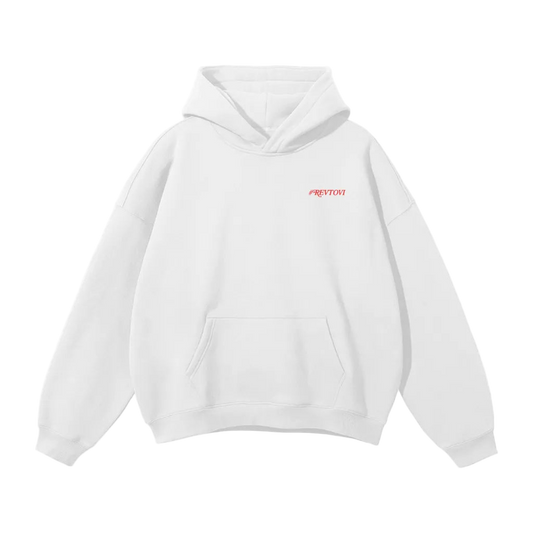 Louder Than The Mouse Fireworks Hoodie - White
