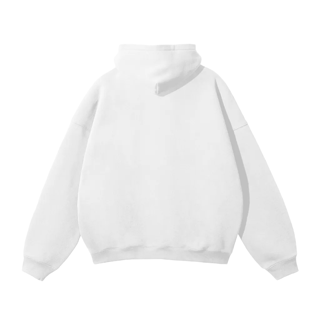 Oversized Hoodie White Basic