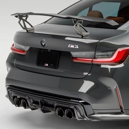 BMW G8X M3 | M4 CARBON FIBER AERO WING BLADE WITH ALUMINUM UPRIGHTS