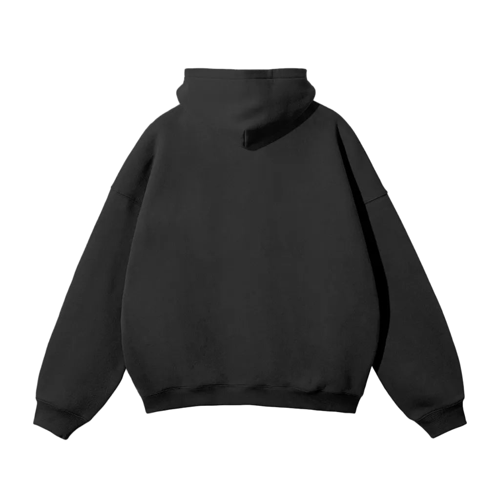 Oversized Hoodie Black Basic