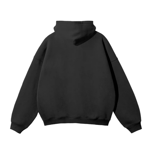 Oversized Hoodie Black Basic