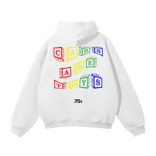 Cars Are Toys Hoodie - White