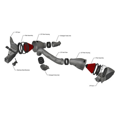 Eventuri Carbon Fiber Intake System for BMW G8X M2 / M3 / M4 - V2 2021-2025