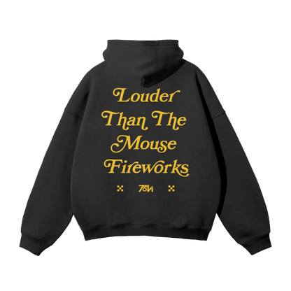 Louder Than The Mouse Fireworks Hoodie - Black