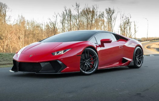 Vorsteiner Aero Side Blades Carbon Fiber PP 2x2 Glossy LAMBORGHINI HURACAN
