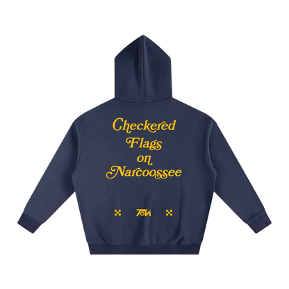 LNR Checkered Flags on Narcoossee Hoodie - Navy